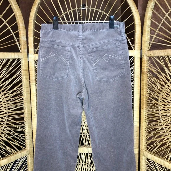 WRANGLER Vintage Corduroy Pants High Rise Mom Mauve Size 30 - Picture 8 of 15